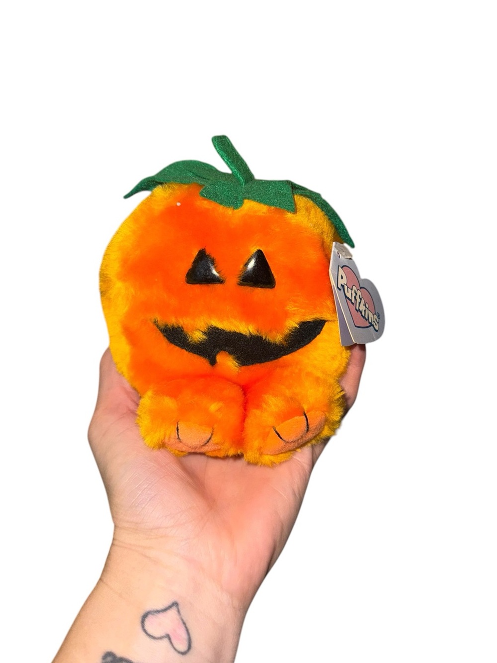 Vintage puffkins plush jack-o-lantern